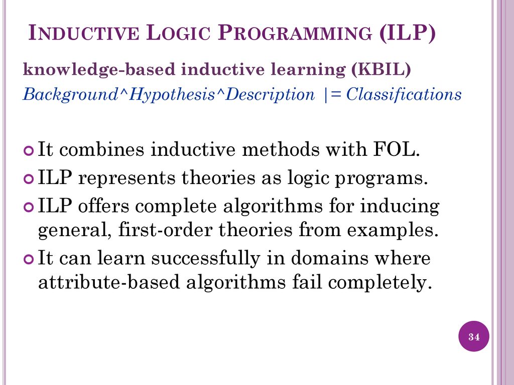Artificial Intelligence Knowledge in Learning ppt download